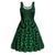 Kakariki Maori Ta Moko Poutama Art Midi Dress - Polynesian Pride