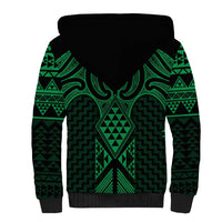 Kakariki Maori Ta Moko Poutama Art Sherpa Hoodie