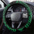 Kakariki Maori Ta Moko Poutama Art Steering Wheel Cover