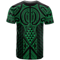Kakariki Maori Ta Moko Poutama Art T Shirt