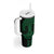 Kakariki Maori Ta Moko Poutama Art Tumbler With Handle