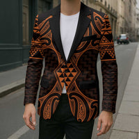 Karaka Maori Ta Moko Poutama Art Blazer - Polynesian Pride
