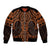Karaka Maori Ta Moko Poutama Art Bomber Jacket