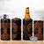 Karaka Maori Ta Moko Poutama Art 4 in 1 Can Cooler Tumbler