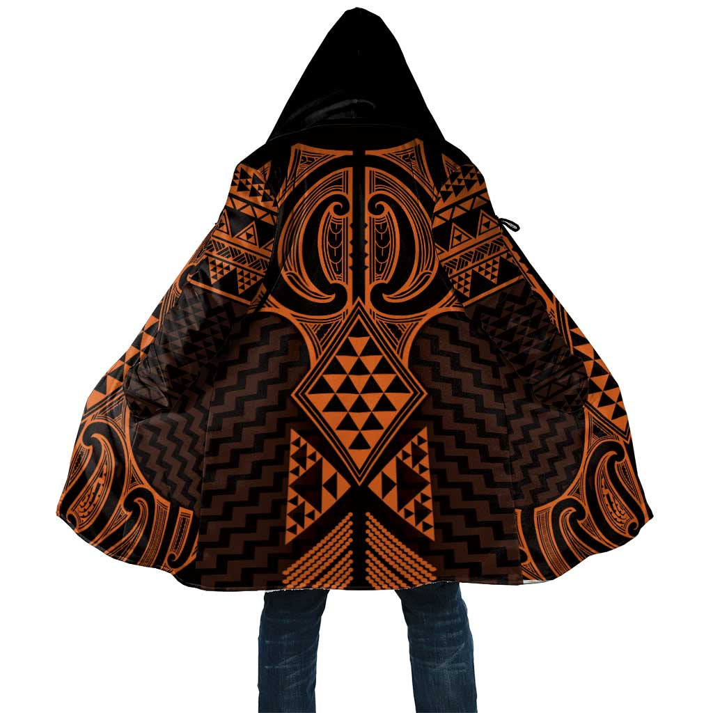 Karaka Maori Ta Moko Poutama Art Cloak - Polynesian Pride