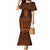 Karaka Maori Ta Moko Poutama Art Family Matching Mermaid Dress and Hawaiian Shirt