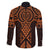 Karaka Maori Ta Moko Poutama Art Family Matching Short Sleeve Bodycon Dress and Hawaiian Shirt