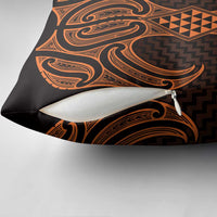 Karaka Maori Ta Moko Poutama Art Pillow Cover - Polynesian Pride