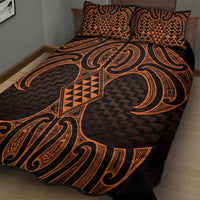 Karaka Maori Ta Moko Poutama Art Quilt Bed Set