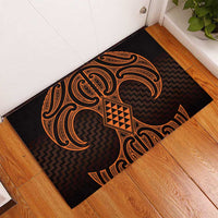 Karaka Maori Ta Moko Poutama Art Rubber Doormat