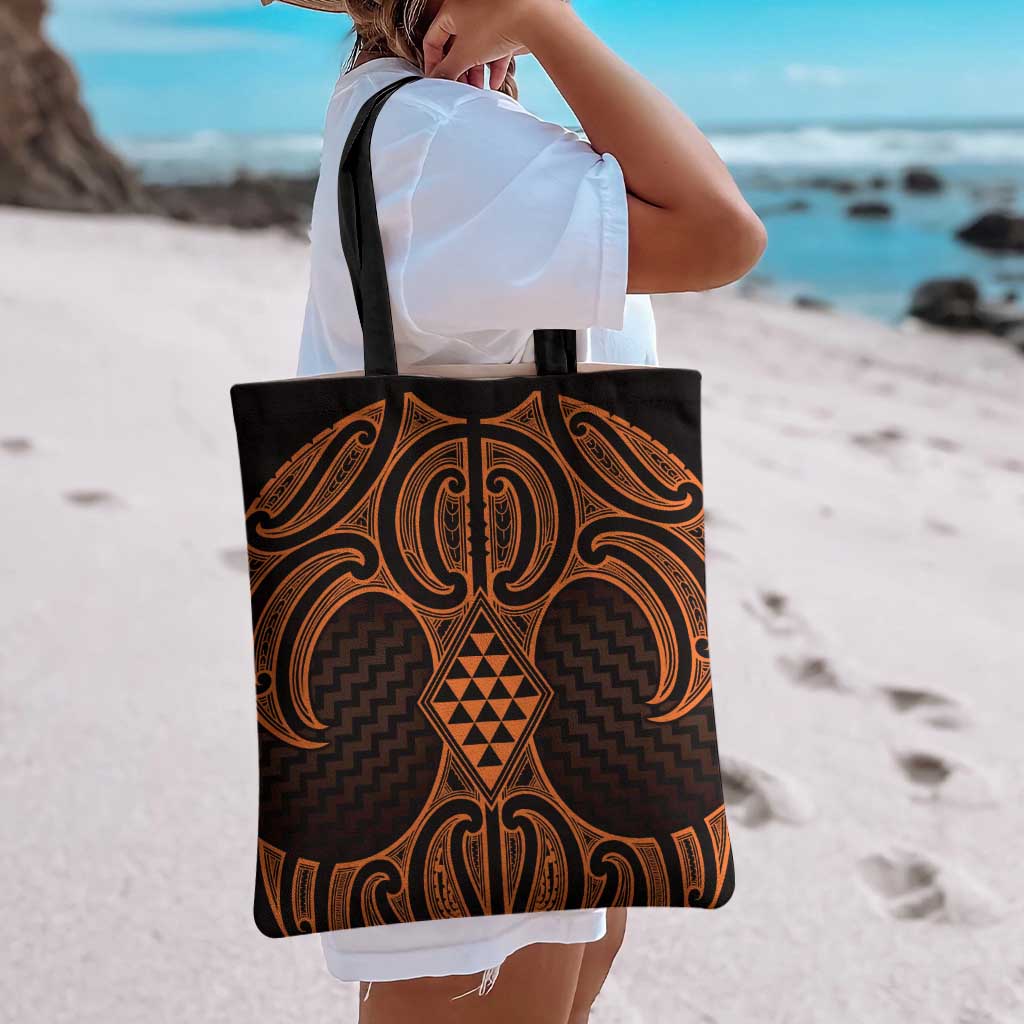 Karaka Maori Ta Moko Poutama Art Tote Bag - Polynesian Pride