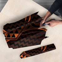 Karaka Maori Ta Moko Poutama Art Umbrella - Polynesian Pride