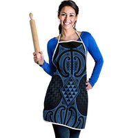 Kikorangi Maori Ta Moko Poutama Art Apron - Polynesian Pride