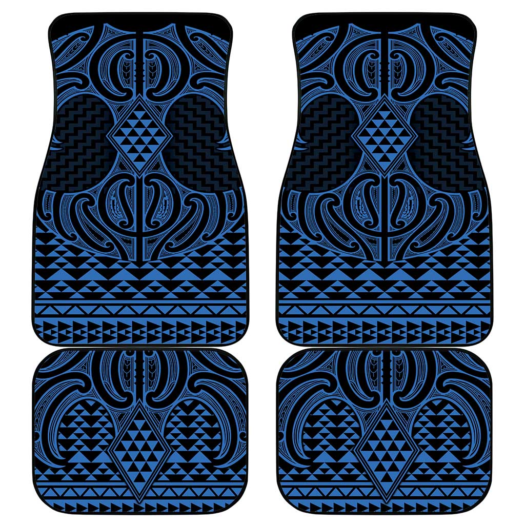 Kikorangi Maori Ta Moko Poutama Art Car Mats