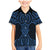 Kikorangi Maori Ta Moko Poutama Art Family Matching Mermaid Dress and Hawaiian Shirt
