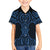Kikorangi Maori Ta Moko Poutama Art Family Matching Tank Maxi Dress and Hawaiian Shirt