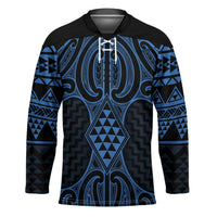 Kikorangi Maori Ta Moko Poutama Art Hockey Jersey - Polynesian Pride