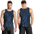 Kikorangi Maori Ta Moko Poutama Art Men Tank Top