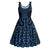 Kikorangi Maori Ta Moko Poutama Art Midi Dress - Polynesian Pride