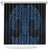 Kikorangi Maori Ta Moko Poutama Art Shower Curtain