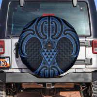Kikorangi Maori Ta Moko Poutama Art Spare Tire Cover
