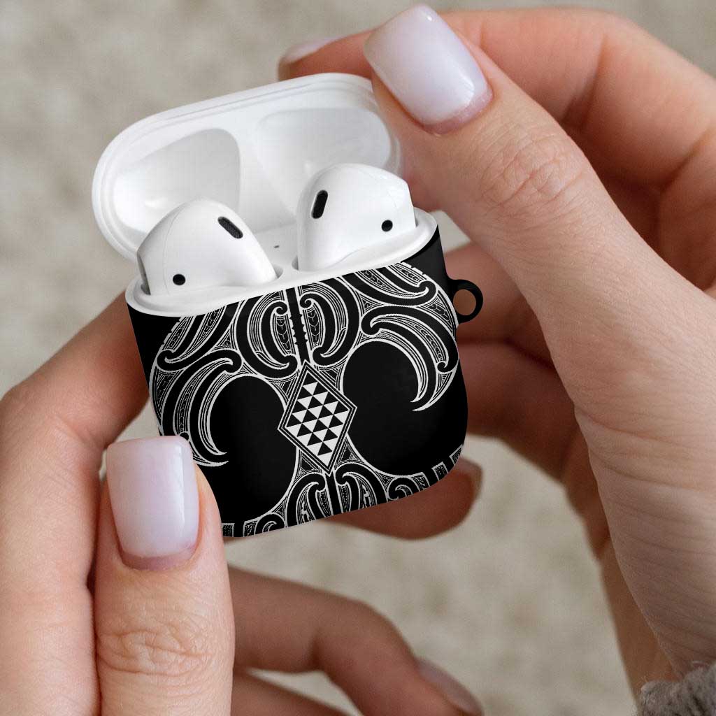Ma Maori Ta Moko Poutama Art AirPods Case - Polynesian Pride