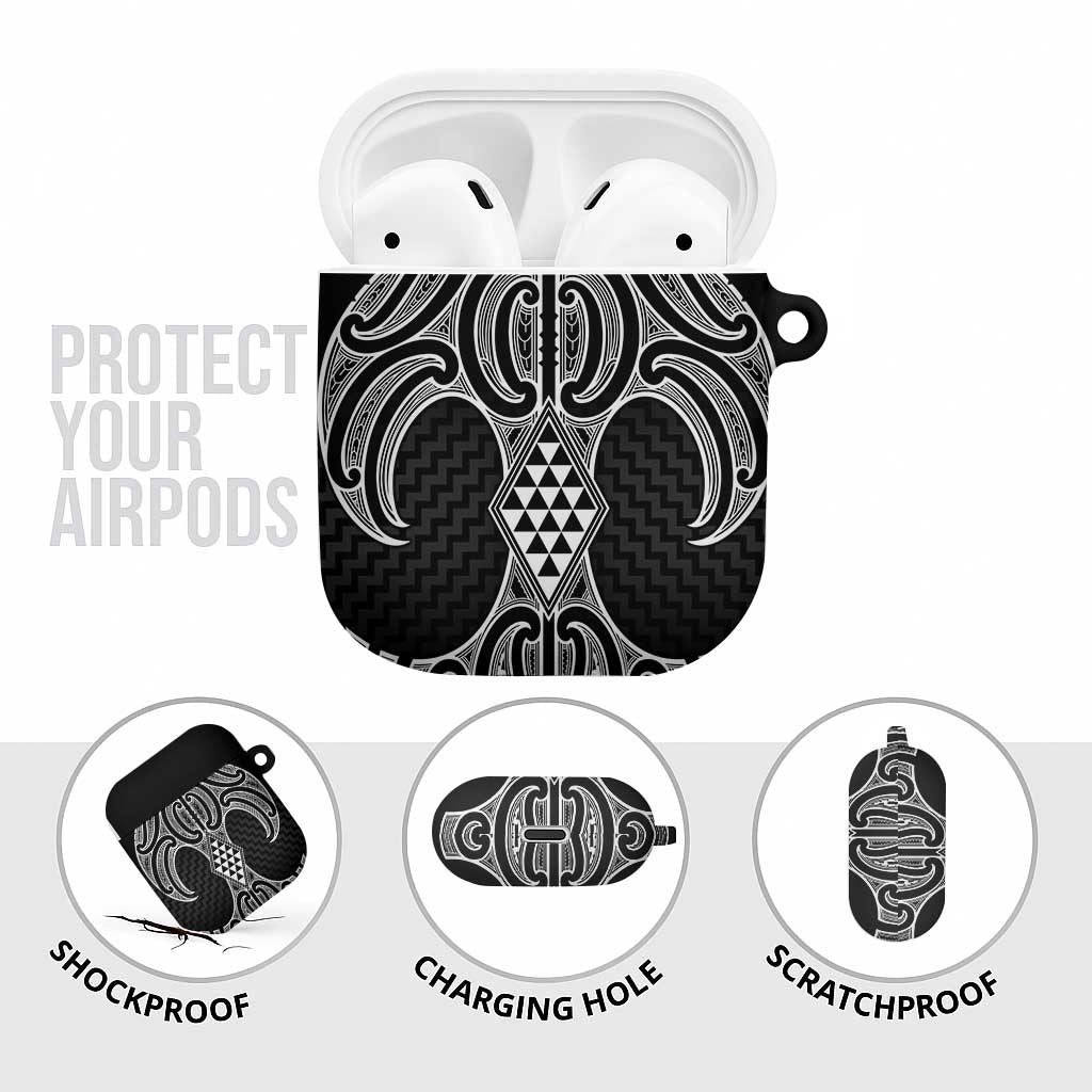 Ma Maori Ta Moko Poutama Art AirPods Case - Polynesian Pride