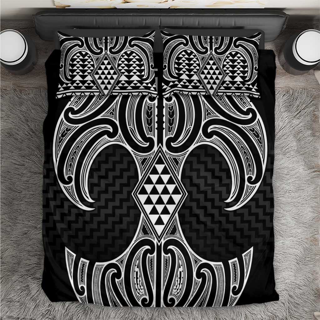 Ma Maori Ta Moko Poutama Art Bedding Set