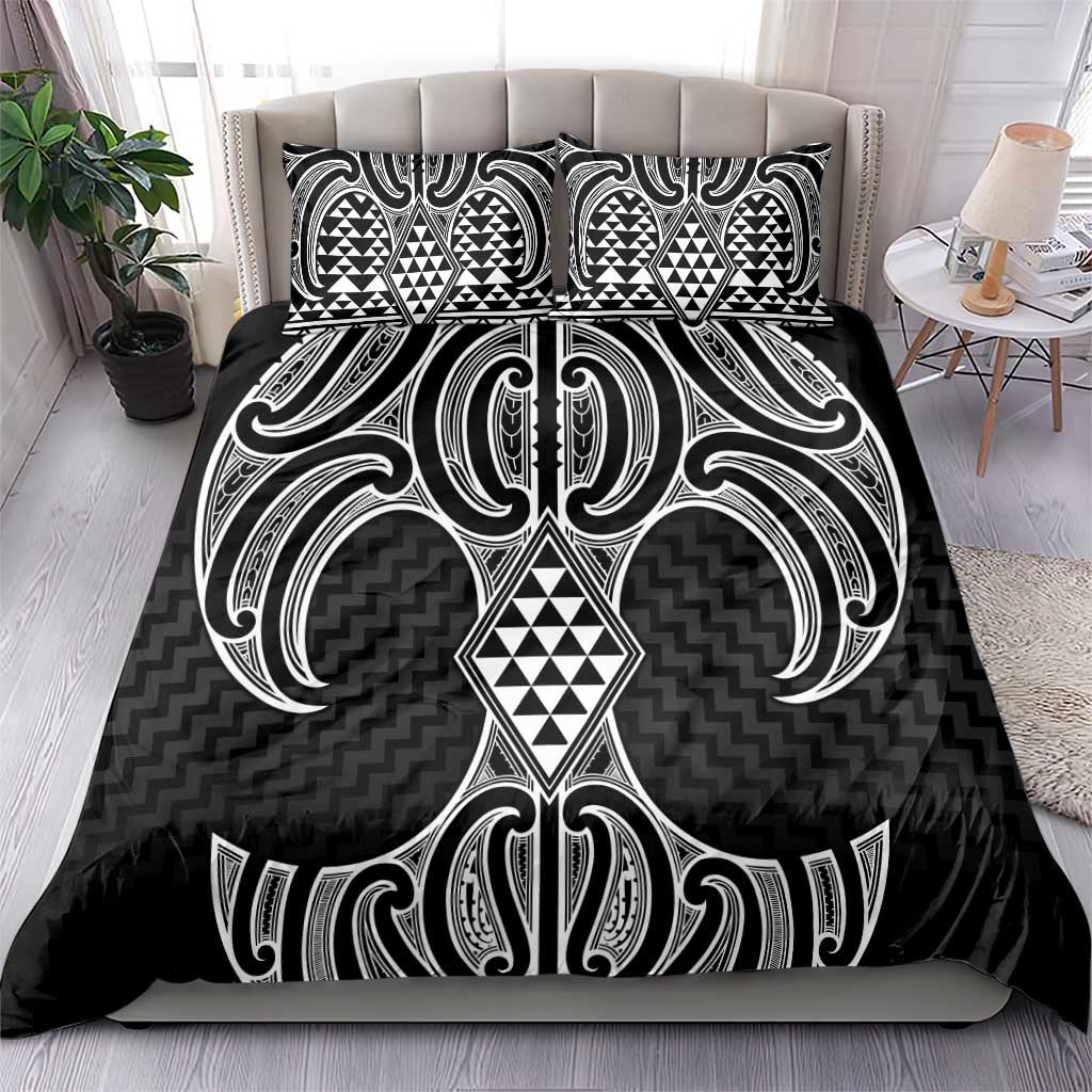 Ma Maori Ta Moko Poutama Art Bedding Set