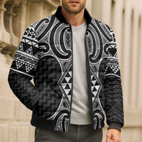 Ma Maori Ta Moko Poutama Art Bomber Puffer Jacket - Polynesian Pride