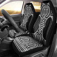 Ma Maori Ta Moko Poutama Art Car Seat Cover