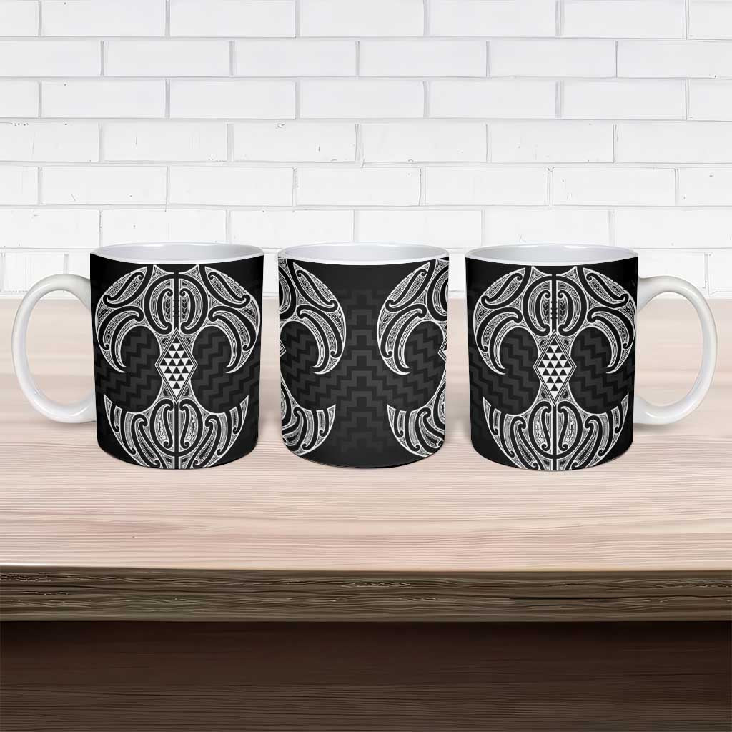 Ma Maori Ta Moko Poutama Art Ceramic Mug - Polynesian Pride
