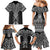 Ma Maori Ta Moko Poutama Art Family Matching Mermaid Dress and Hawaiian Shirt