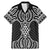 Ma Maori Ta Moko Poutama Art Family Matching Mermaid Dress and Hawaiian Shirt