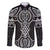 Ma Maori Ta Moko Poutama Art Family Matching Mermaid Dress and Hawaiian Shirt