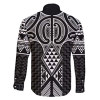 Ma Maori Ta Moko Poutama Art Family Matching Mermaid Dress and Hawaiian Shirt LT9 - Polynesian Pride