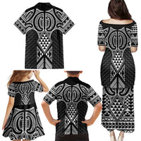 Ma Maori Ta Moko Poutama Art Family Matching Puletasi and Hawaiian Shirt LT9 - Polynesian Pride