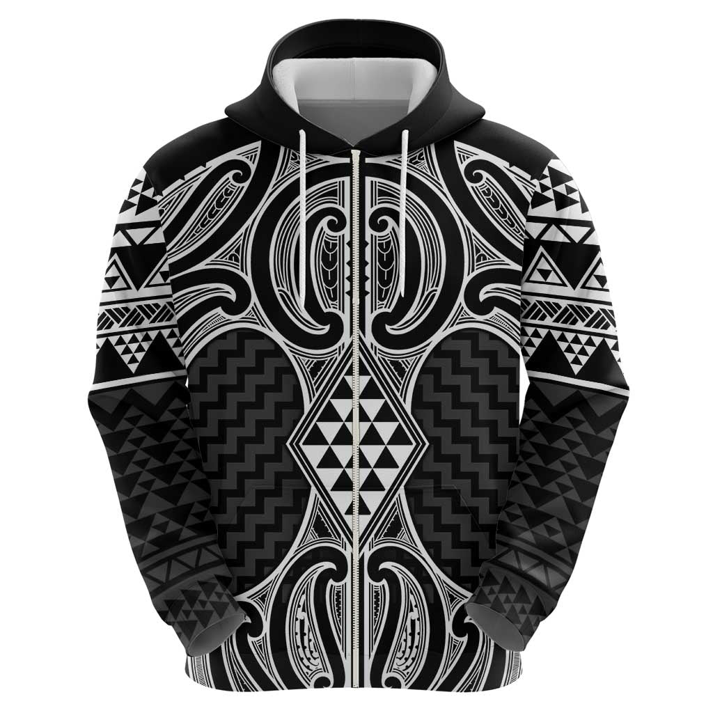 Ma Maori Ta Moko Poutama Art Hoodie