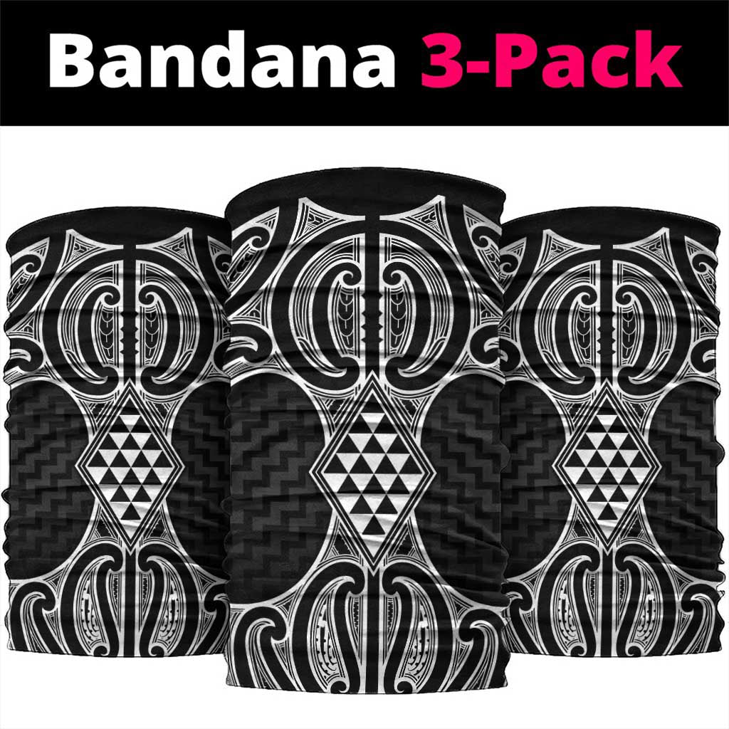 Ma Maori Ta Moko Poutama Art Neck Gaiter - Polynesian Pride