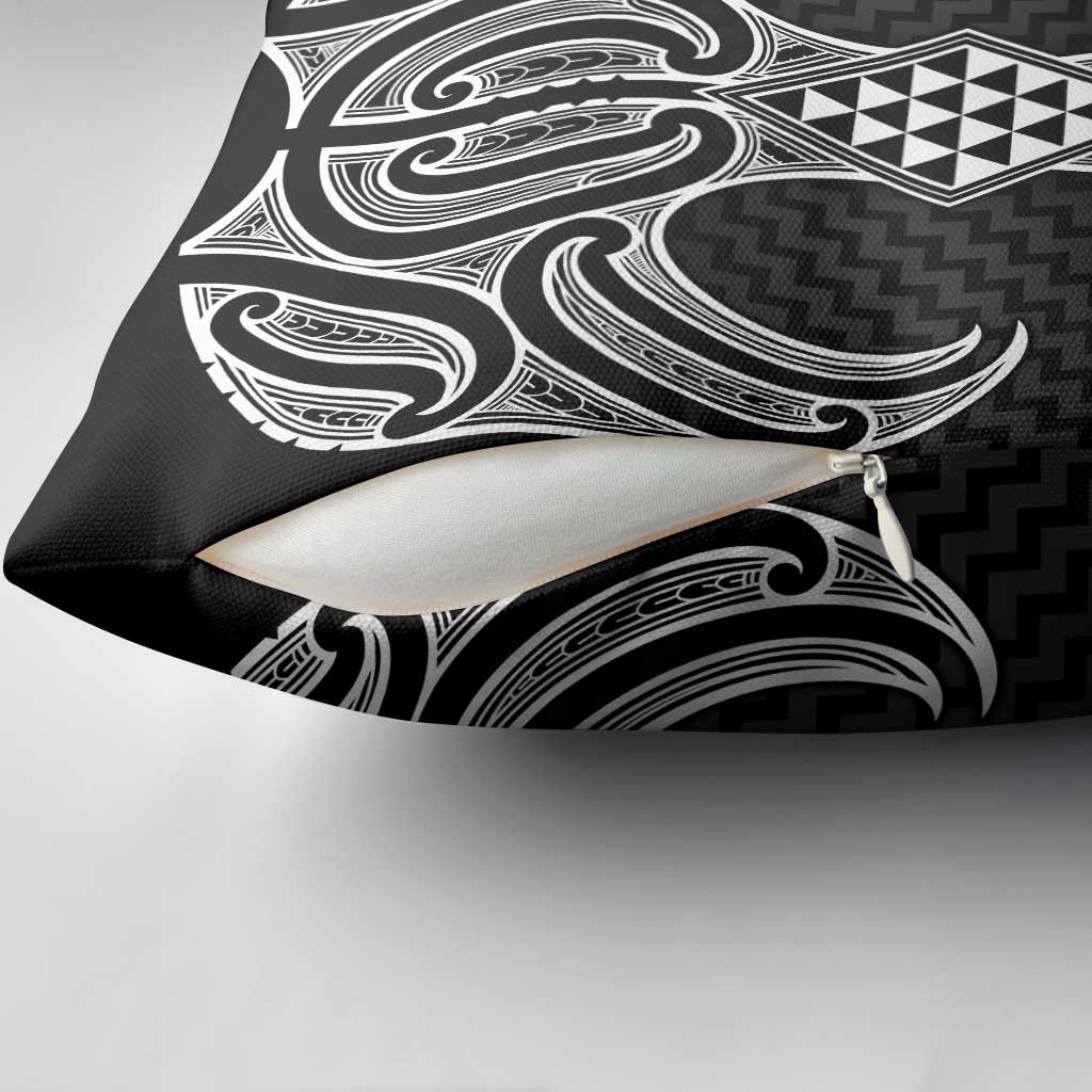 Ma Maori Ta Moko Poutama Art Pillow Cover - Polynesian Pride