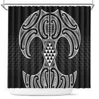 Ma Maori Ta Moko Poutama Art Shower Curtain