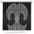 Ma Maori Ta Moko Poutama Art Shower Curtain