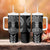 Ma Maori Ta Moko Poutama Art Tumbler With Handle