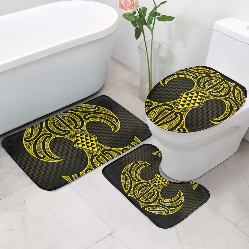 Mahi-dawg Maori Ta Moko Poutama Art Bathroom Set - Polynesian Pride