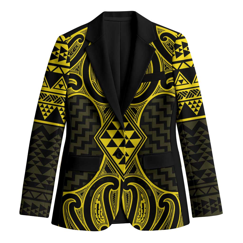Mahi-dawg Maori Ta Moko Poutama Art Blazer - Polynesian Pride