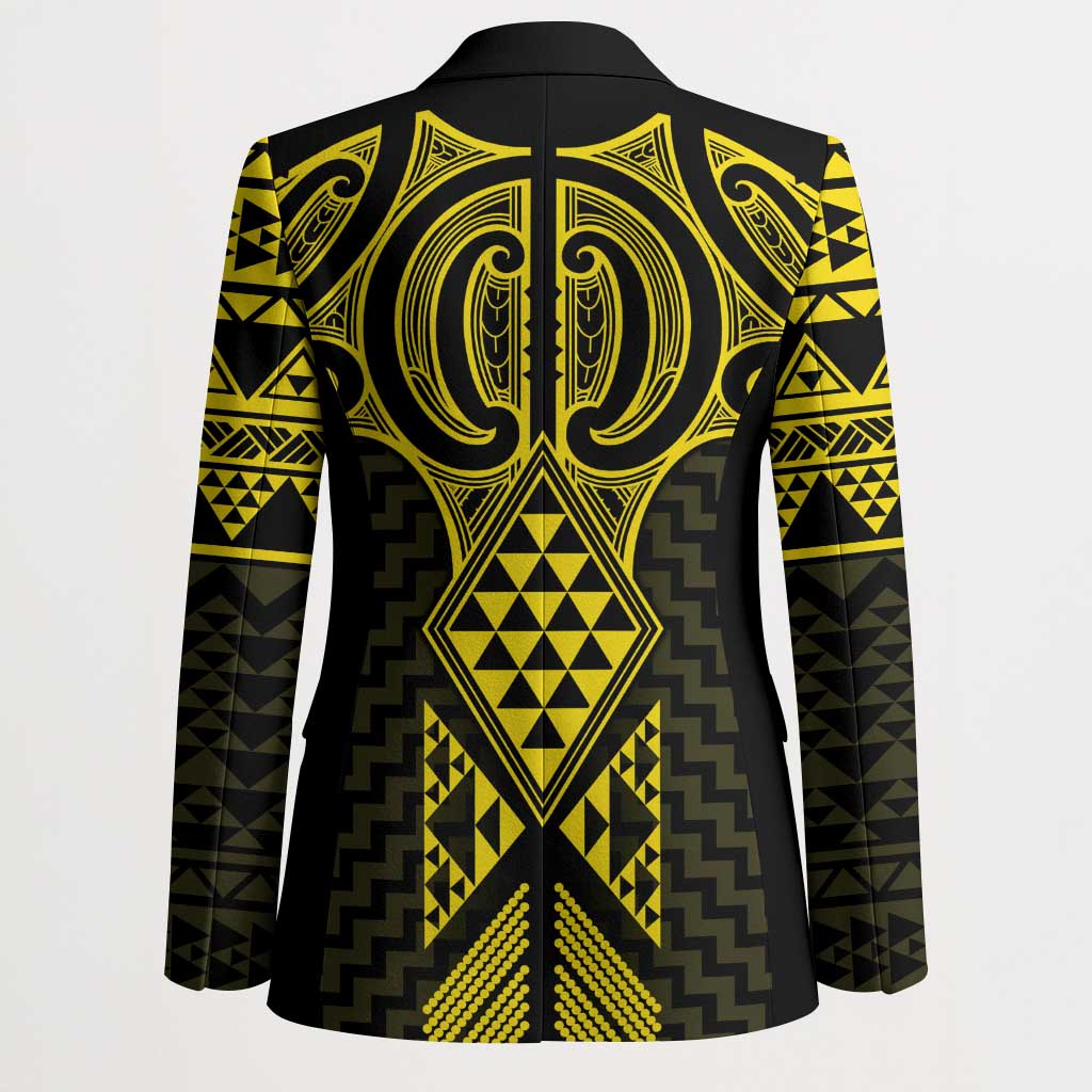Mahi-dawg Maori Ta Moko Poutama Art Blazer - Polynesian Pride
