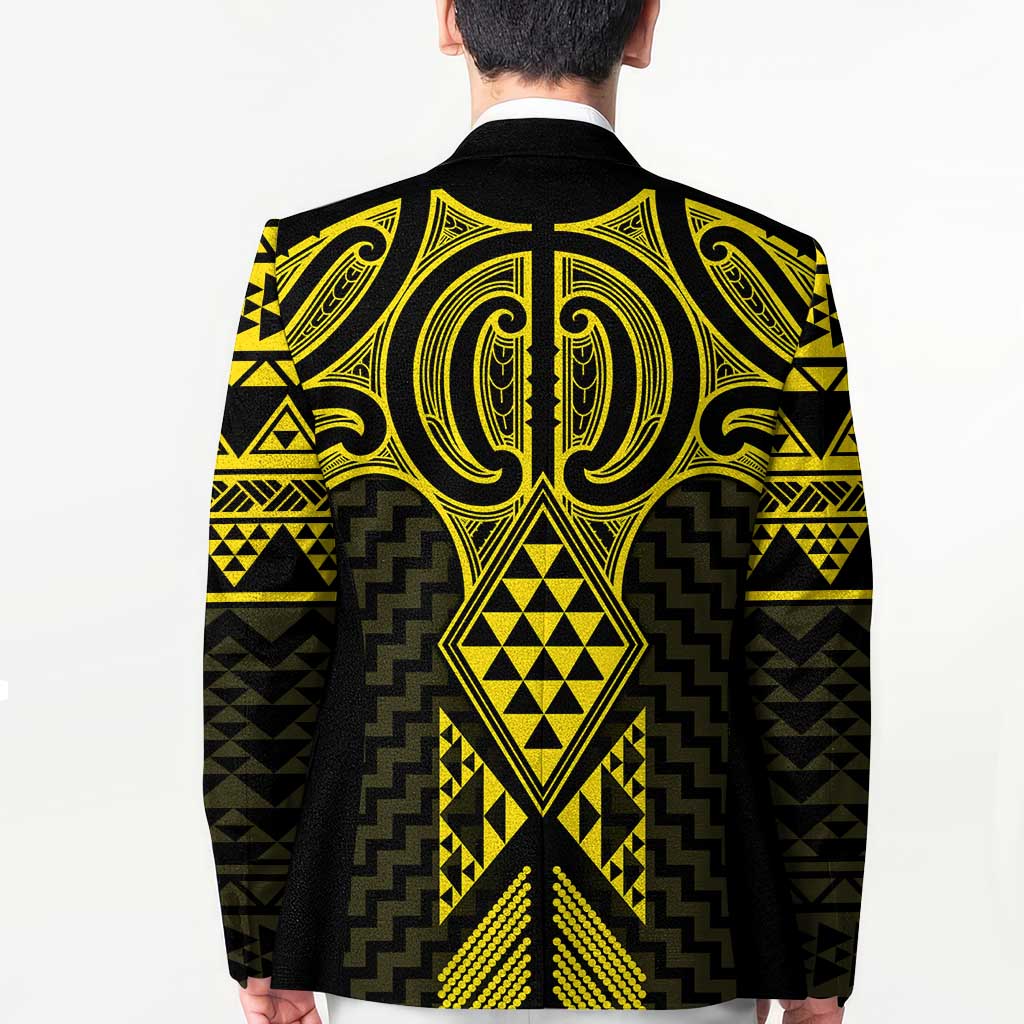 Mahi-dawg Maori Ta Moko Poutama Art Blazer - Polynesian Pride