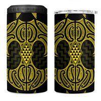 Mahi-dawg Maori Ta Moko Poutama Art 4 in 1 Can Cooler Tumbler