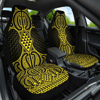Mahi-dawg Maori Ta Moko Poutama Art Car Seat Cover