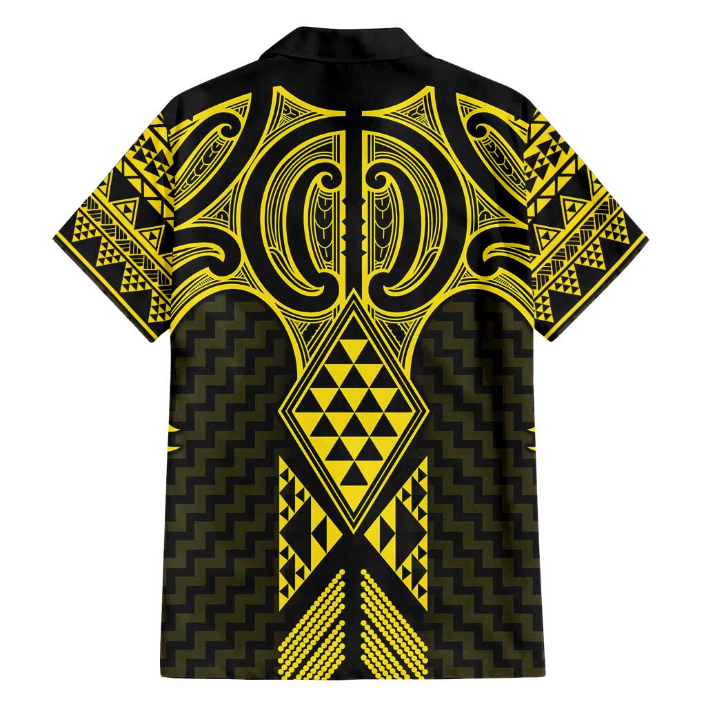 Mahi-dawg Maori Ta Moko Poutama Art Family Matching Puletasi and Hawaiian Shirt LT9 - Polynesian Pride